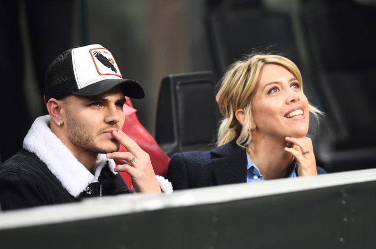 Mauro Icardi y  Wanda Nara   REUTERS/Daniele Mascolo