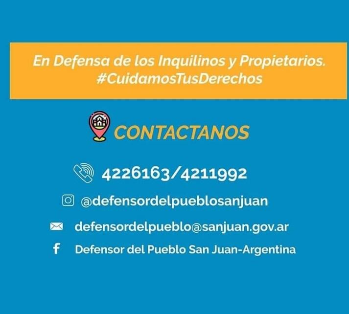 Las denuncias o pedidos de ayuda pueden realizarse en la Defensoría del Pueblo.