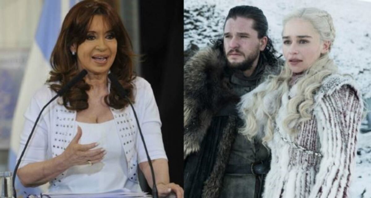 El tuit con el que Cristina Kirchner predijo un hecho crucial del final de "Game of Thrones"
