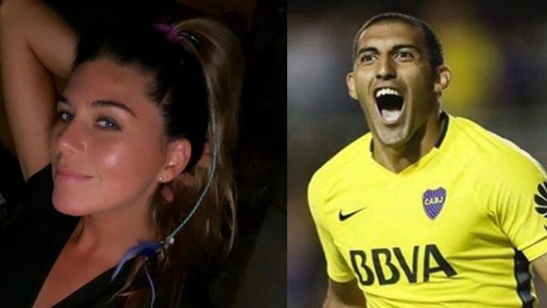 Loly Antoniale y Wanchope Ábila.