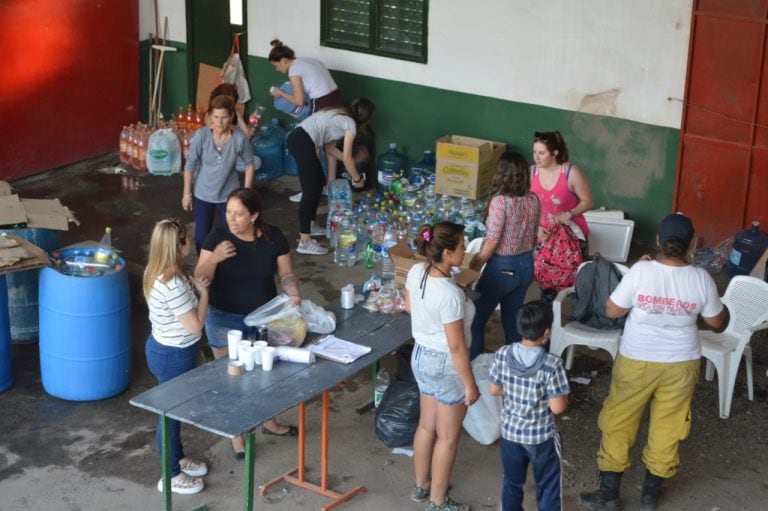 Solidaridad con los bomberos