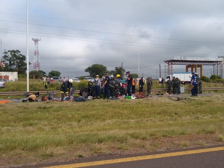 Una pareja de La Plata murió en un accidente de tránsito y sus hijas fueron internadas