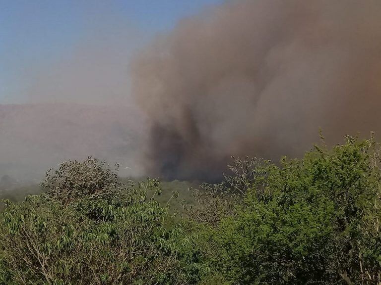 Incendio en Monte Redondo