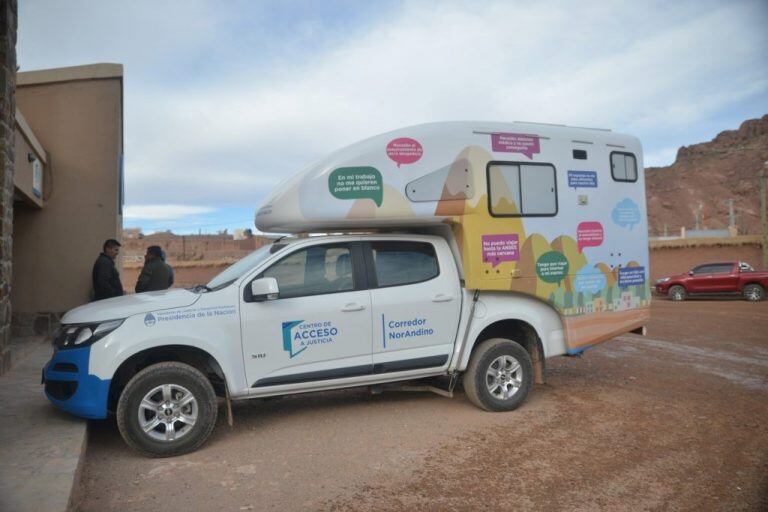 La unidad que presta servicio como Centro de atención itinerante de acceso a la Justicia.