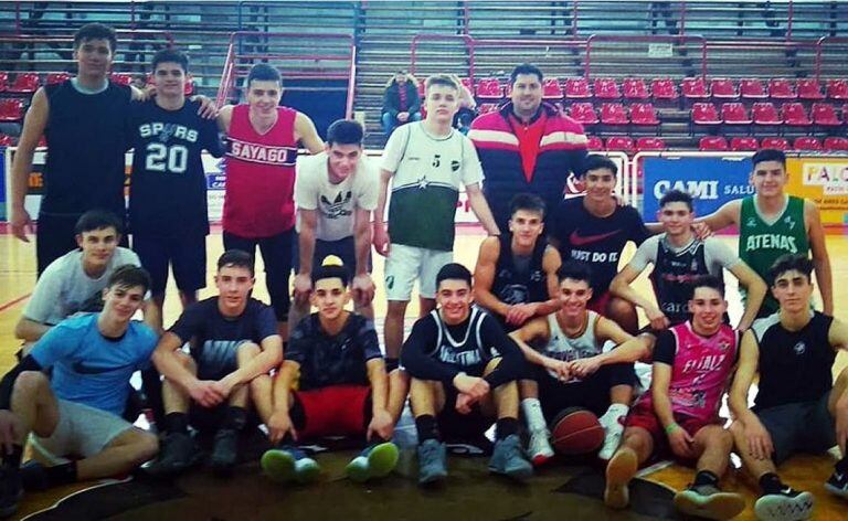 Jugadores de Arroyito en la pre selección U17 de San Francisco