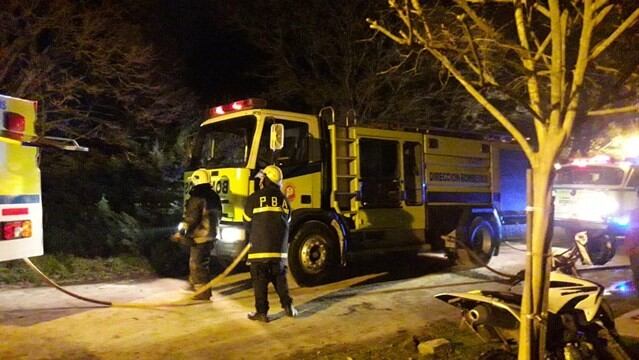 Se incendió una casa en el barrio La Florida de Mar del Plata y las pérdidas fueron totales