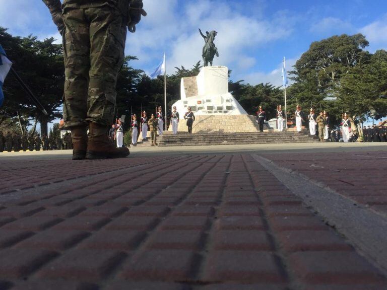 Acto aniversario Gral San Martín.