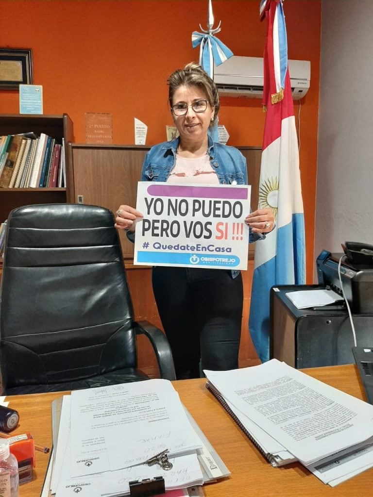 Yo no puedo pero vos sí, #QuedateEnCasa - Intendente de Obispo Trejo