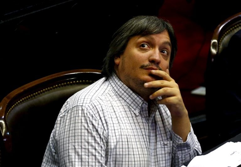 Maximo Kirchner en la cámara de Diputados