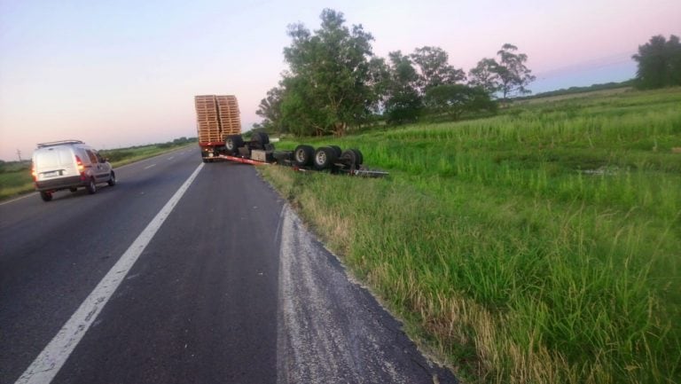 Accidente Ruta 14
Crédito: Bomberos Voluntarios Ceibas