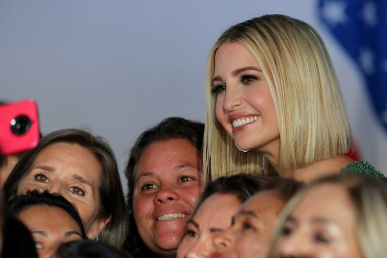 Al igual que en Bogotá, Ivanka Trump, en su calidad de asesora de la Casa Blanca, llegará a la provincia de Jujuy para abogar por el empoderamiento económico de las mujeres. REUTERS/Luisa Gonzalez