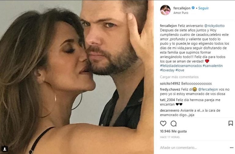 ¡Puro amor! Así festejaron los famosos San Valentín