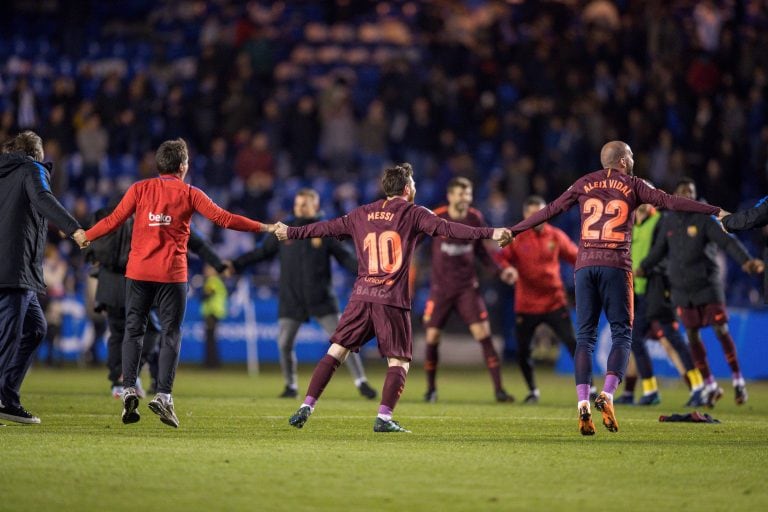 En fotos: así se vivió la última hazaña de Lionel Messi.