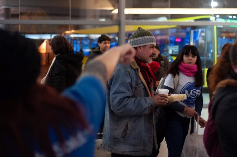 En la terminal es donde más gente asisten. (Patricio Murphy / Vía Rosario)