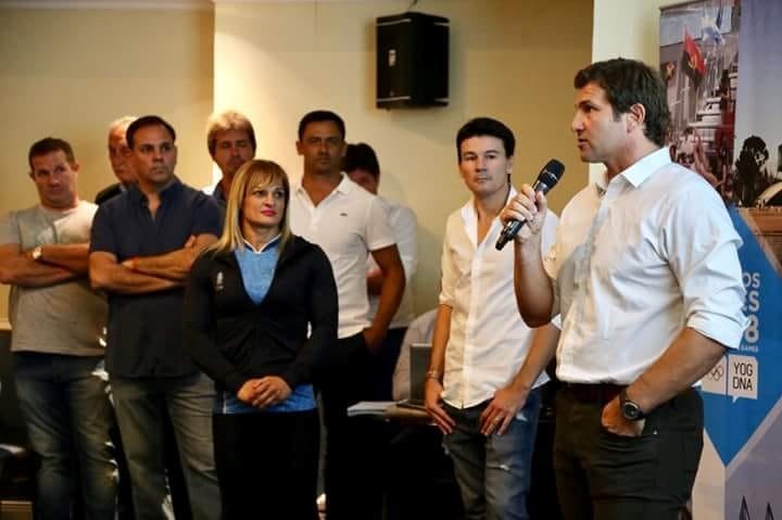 Ruben Capria clínica de fútbol