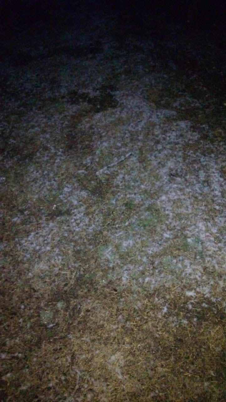 Las nevadas llegaron al sur provincia y agosto se despide con un paisaje vestido de blanco.