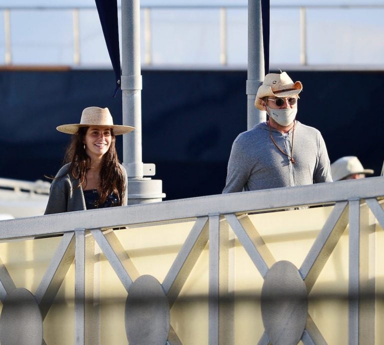 Leonardo Dicaprio junto a Camila Morrone (Foto: Page Six)