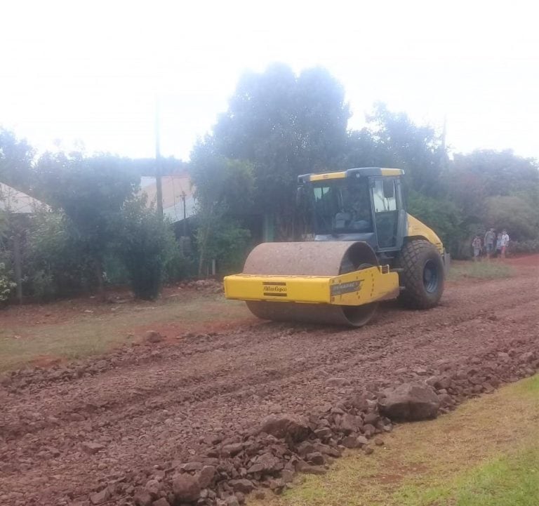 Obras en 25 de Mayo.