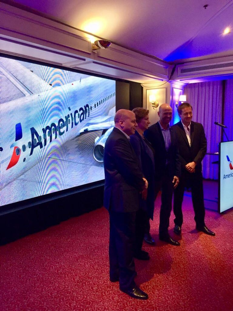 American Airlines presentó el vuelo Córdoba - Miami.