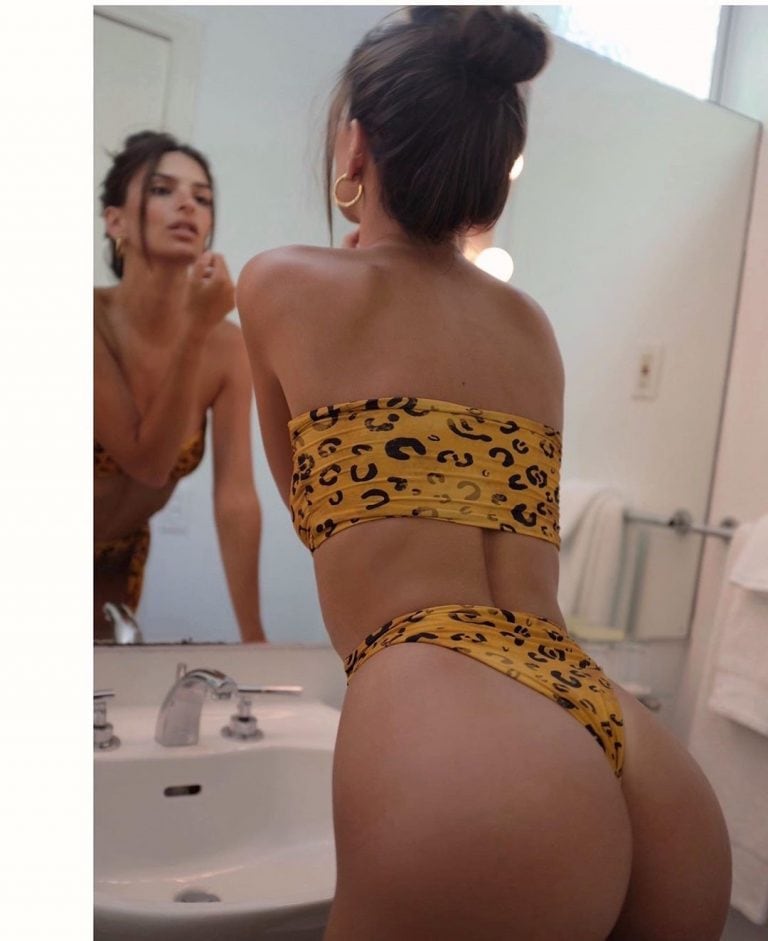 Emily Ratajkowski se fotografió completamente desnuda junto a su esposo