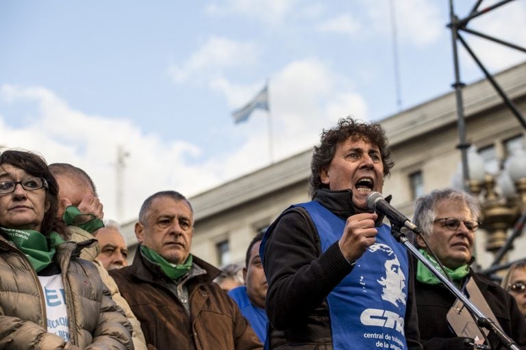 Pablo Micheli, secretario General de la CTA Autónoma.