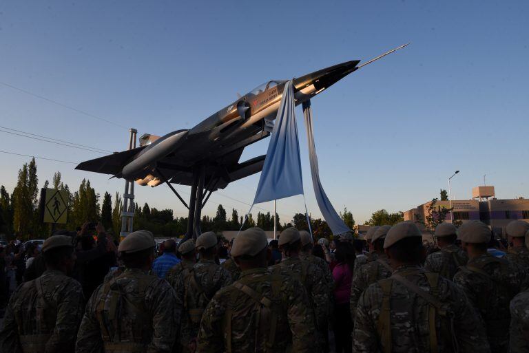 La inauguración del Paseo Héroes Mendocinos de Malvinas.