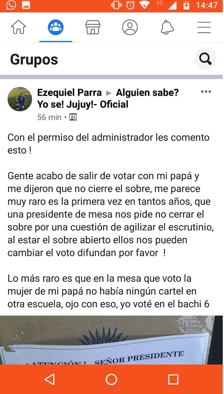 La disparidad de criterios respecto de si corresponde pegar a no la solapa del sobre electoral, repercutió en las redes sociales.