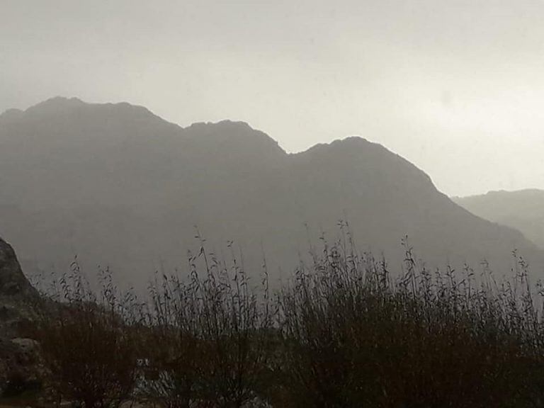 Este jueves amaneció con mínimas bajo cero en toda la región. (Foto: Geo Clima Traslasierra).