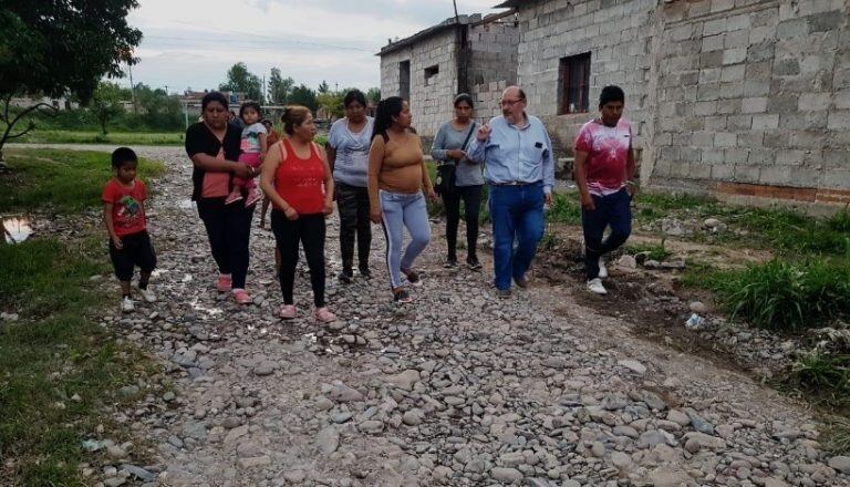 El coordinador del plan Belgrano en Jujuy, Guillermo Berardi, recorre el interior de la provincia.