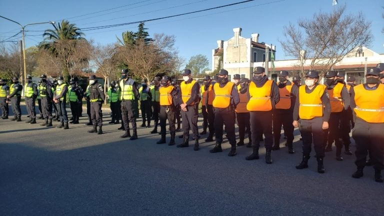 Megaoperativo de seguridad en Tres Arroyos