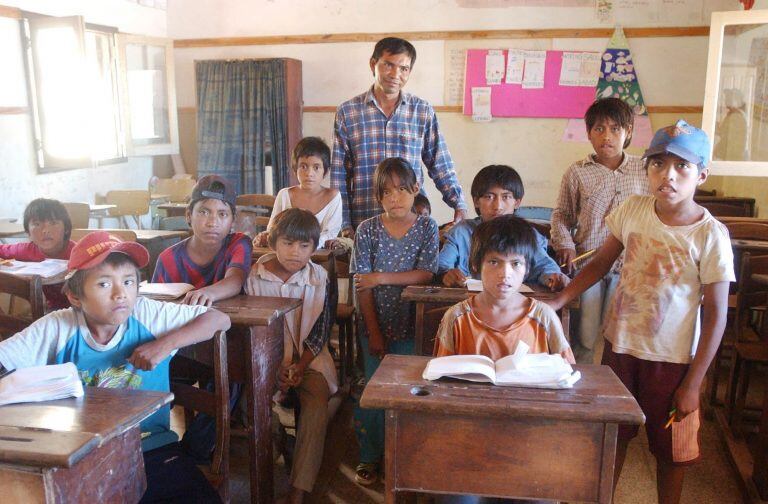 Niños en el Impenetrable, Chaco (TELAM)