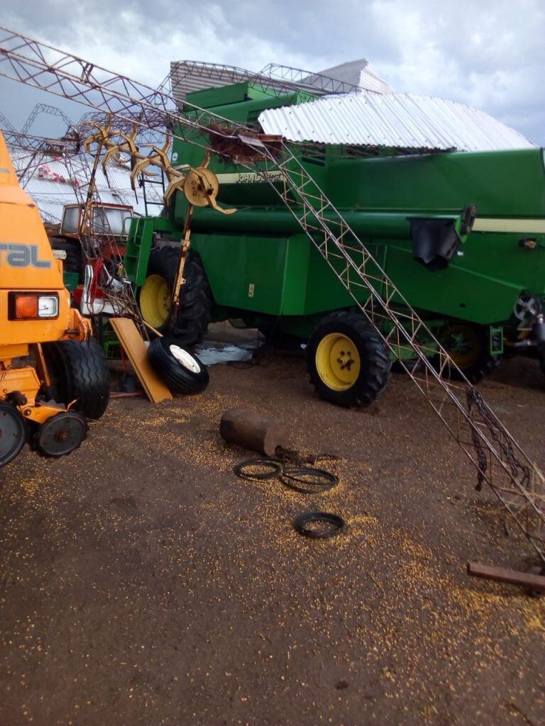 Tornado en el norte de Córdoba (Sociedad Rural de Jesús María)