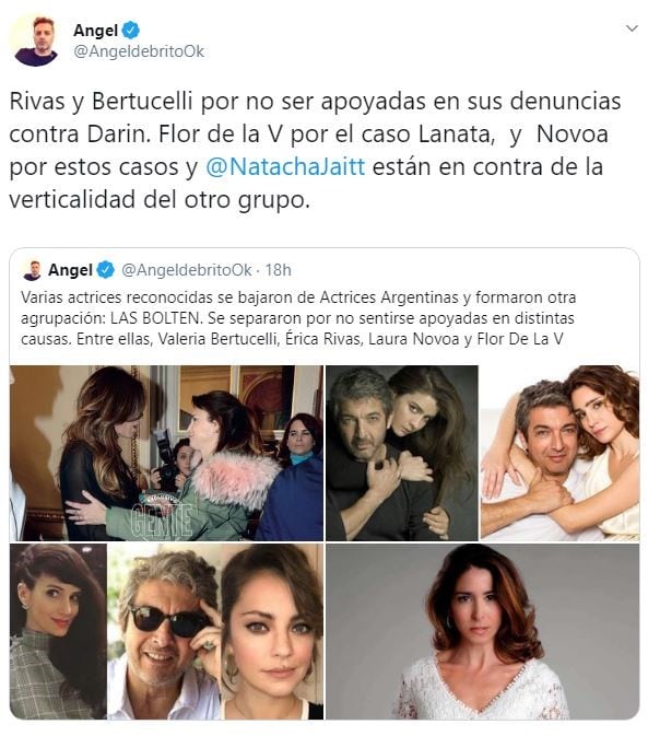 El tuit de Ángel (Twitter)