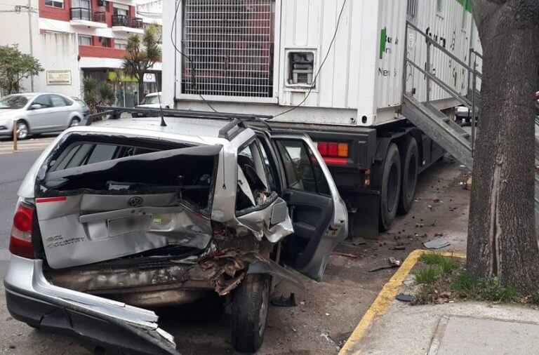 Choque se produjo cerca de las 4 de la mañana (El Marplatense).