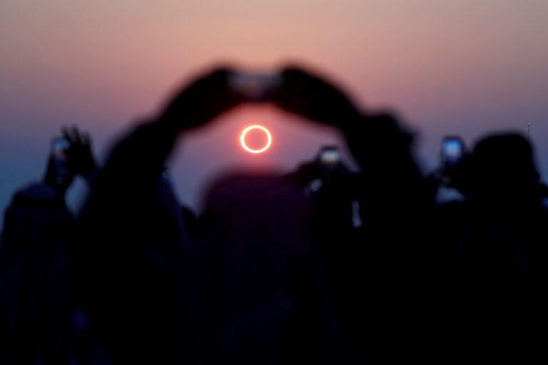 El Anillo de Fuego sólo podrá verse en algunas zonas de Asia y África. (Foto: Hamad I Mohammed/REUTERS)