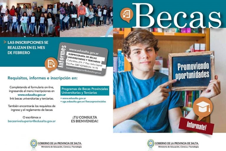 Becas universitarias. (Web)