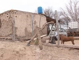 La casa de la víctima, en 9 de Julio.