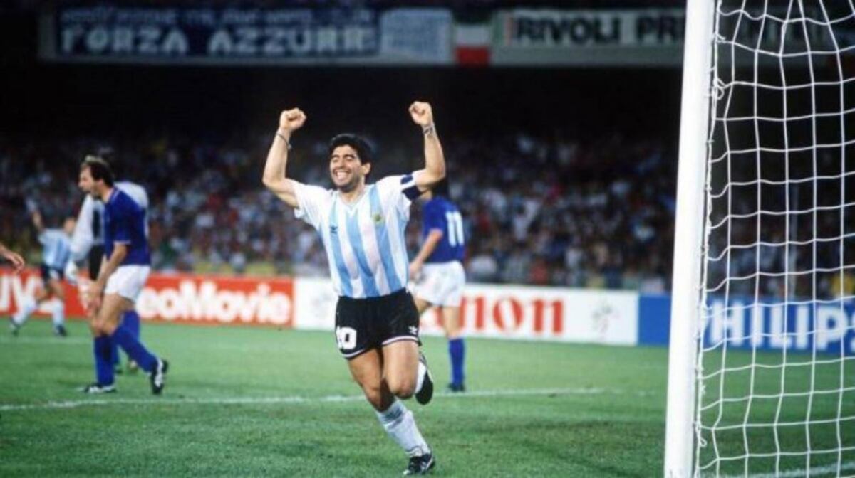 Diego Maradona rememoró el esfuerzo del equipo en el Mundial de Italia '90