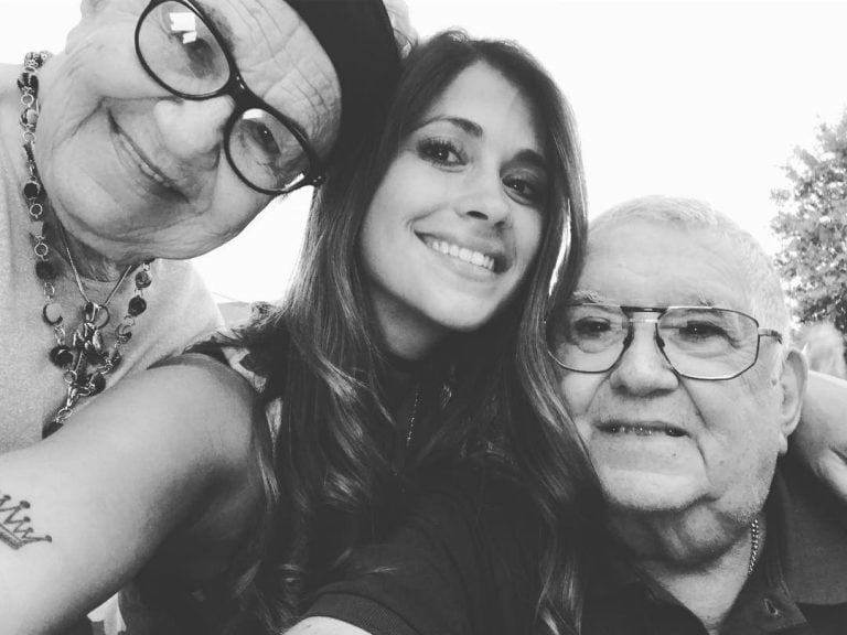 Antonela Roccuzzo junto a su familia. (Intagram)