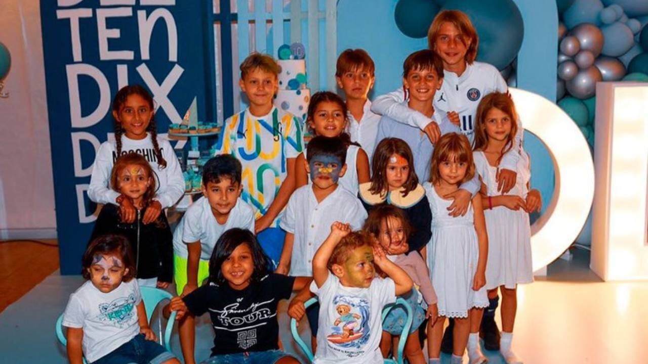 El hijo de Neymar cumplió diez años. (@neymarjr)