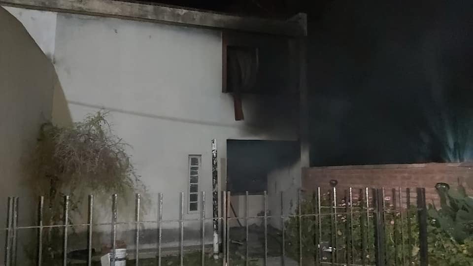 Pérdidas de materiales en un incendio. No hubo lesionados.