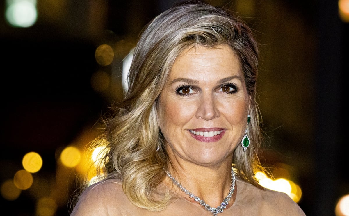 Máxima Zorreguieta deslumbró con un vestido turquesa que resalta sus rasgos