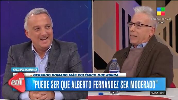 El tenso cruce entre Mariano Yezze y Gerardo Romano