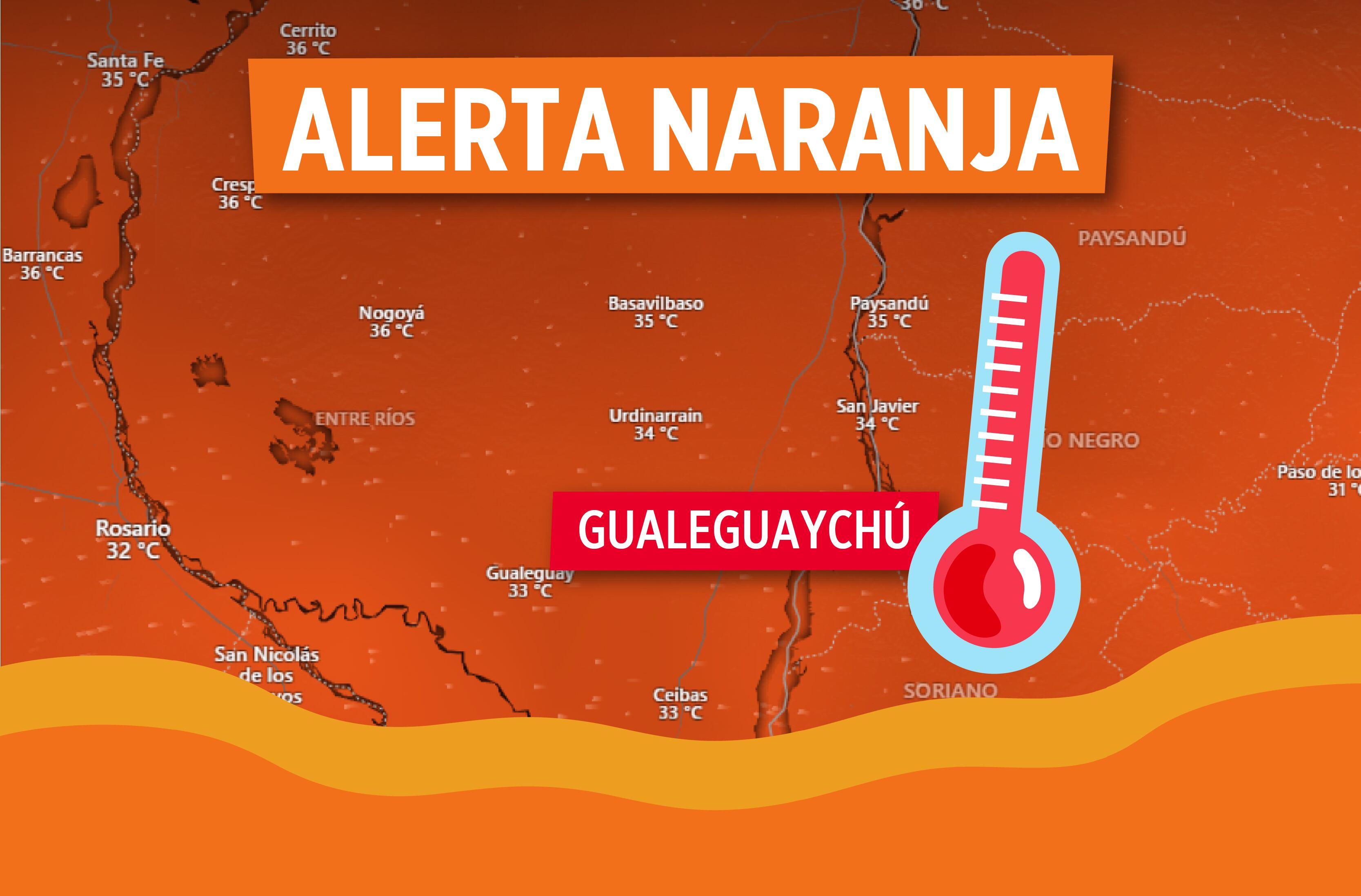 Alerta Naranja en Entre Ríos