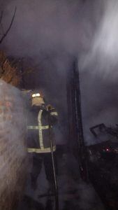 Incendio consumió por completo una vivienda en Oberá.