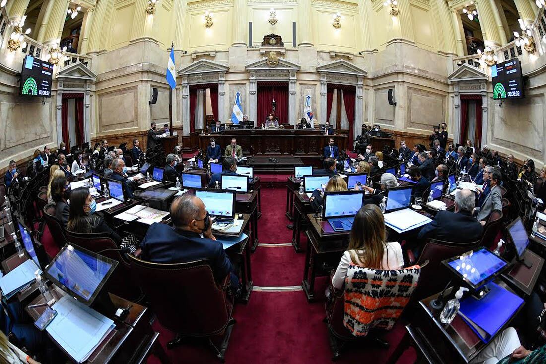 Sesión Senado de la Nación (Archivo)