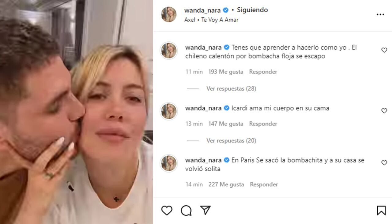 La fuerte publicación desde el perfil de Wanda Nara contra la China Suárez