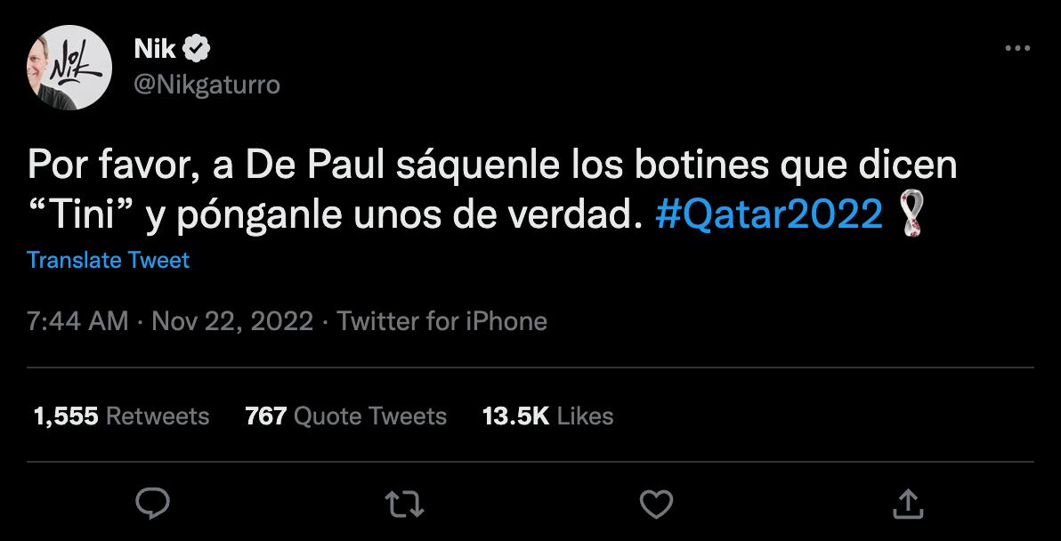 El tweet de Nik que enfureció a Alejandro Stoessel, el papá de Tini.