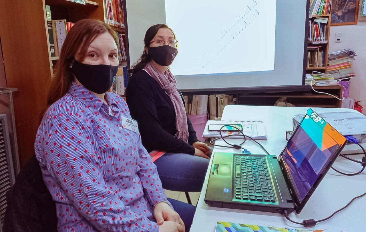 Equipo de Cooperadoras brindó asesoramiento a instituciones educativas de Tolhuin.