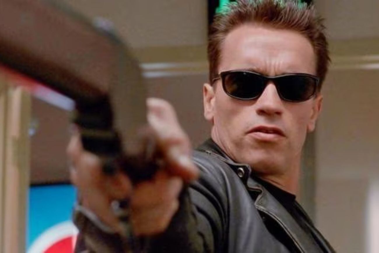 Arnold Schwarzenegger en Terminator.